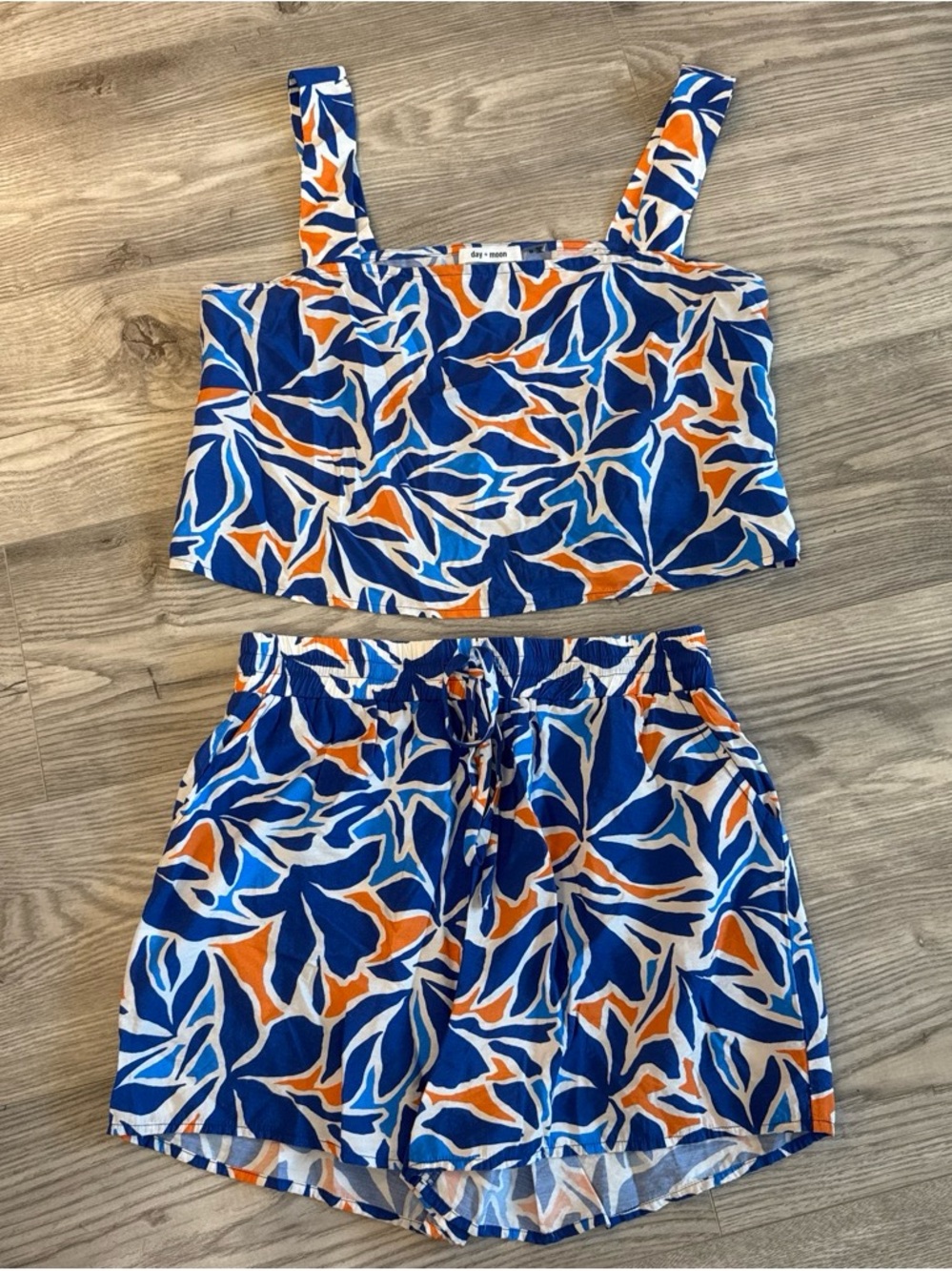 Day + Moon Blue and Orange Set